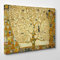 Conkrea Gustav Klimt 199 Tableau sur toile, encadré, prêt à accrocher, L'arbre de vie, Gustav Klimt, Culture Art Nouveau Style Liberty, 30 x 40 cm, sans cadre