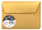 Clairefontaine 50086C - Packung mit 20 Umschläge Pollen selbstklebend, Format C6 11,4x16,2cm, 120g, ideal für Ihre Einladungen und Korrespondenz, Gold, 1 Pack