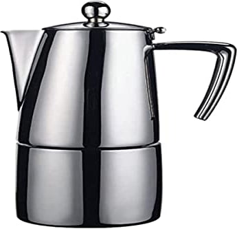 Ilsa 8000409002140 Taza de inducción de Fondo Satinado Momentum para cafetera 6 Juntas Moka, 0 W, 0.75 litros, 0 Decibelios, Acero Inoxidable, Multicolor