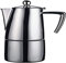 Ilsa 0091S060IE Caffettiera, 0 W, 6 Cups, 0 Decibel, Acciaio Inossidabile, Argento