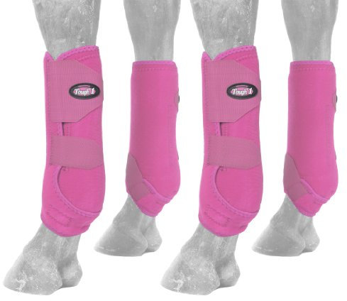 Tough 1 extrem belüftetes Sportgamaschen-Set, Größe S, Rosa