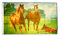 Flagge Pferde 2-90 x 150 cm
