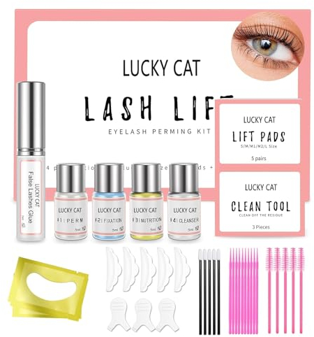 Wimpernlifting Set, 2025 Aktualisiertes Lash Lifting Set, Wimpernlifting Set Professionell, Natürliche Locke Lash Lift Kit, Lange andauernd, Einfach zu bedienen, Ideal für Salon und Heimgebrauch
