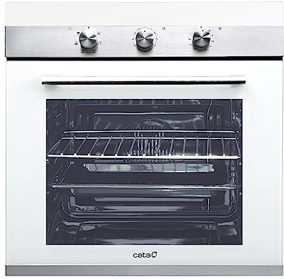 Cata| Horno eléctrico multifunción | Modelo CM760 AS WH | 6 funciones | Temperatura hasta 250ºC | Sistema de limpieza AquaSmart | Clase de eficiencia energética: A | Blanco