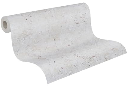 A.S. Création Livingwalls 369116 Metropolitan Stories Paul Bergmann Berlin Tapete in Vintage Beton Optik Vliestapete grau, 10,05 m x 0,53 m