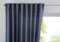 Vorhang Verdeckte Schlaufen Cationic »JENA« HxB 250x140 cm Saphir Blau Blickdicht Leinen Optik Gardine Meliert Gardinenband mit Raffhalter, 2019037