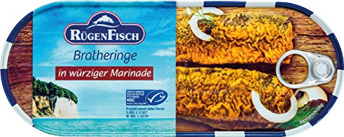 Rügenfisch MSC Bratheringe in würziger Marinade - 12x 500 g