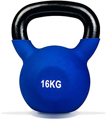 Kettlebells HUAHUA Fitness, Gusseisen, Sicherheit Sport- Und Fitnessgeräte, 2 Kg, 4 Kg, 6 Kg, 8 Kg, 10 Kg, 12 Kg, 14 Kg, 16 Kg, 18 Kg, 20 Kg (Size : 16kg)