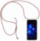 Bigcousin Handykette kompatibel mit Huawei P Smart Z/Y9 Prime 2019,Handyhülle mit Band,Transparent Silikonhülle,Schutzhülle mit Kordel in Rose Gold