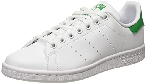 adidas Stan Smith J, Sneaker Unisex - Bambini e ragazzi, Bianco Ftwr White Ftwr White Green Fx, 37 1/3 EU