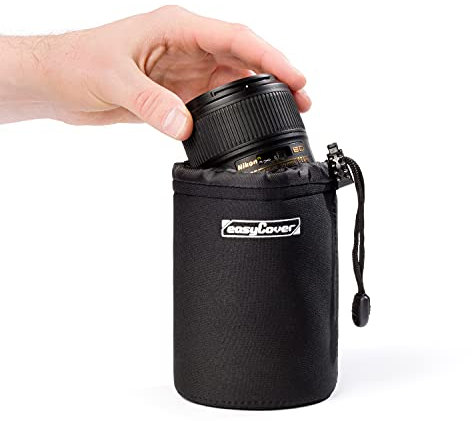 EasyCover Housse de protection en néoprène pour objectif. Taille : moyenne. Couleur : noir