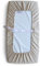 Mushie Waschbar Wickelauflagenbezug | Wickelauflagehbezug 70x45 cm, Passend für Standard-Wickelauflage | Verstellbare Sicherheitsgurte (Fog)