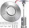 Patio Heater Top Reflector Shield Aluminum Replacement Parts Accessories-5 Pieces Thicken Round Removable Heat Focusing Reflector Shield for Outdoor Heaters Dome with Including Fasteners 3-Hole Mount