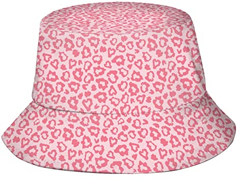 208 Leopard Unisex Anglerhut Haltbare Sommerhut Einheitsgröße Fischerhut Bucket Mütze Für Strand Freien Urlaub