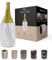 Marble Hives Marble Wine Chiller- Premium Wine Chiller Bucket- Perfect Wine Bottle Chiller- Keep Your Champagne Chiller and Safe- Easily Holds 750ml Bottle - Wine Cooler (White)