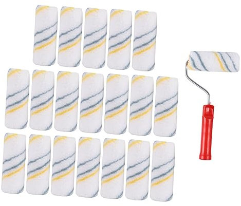 Yardwe 1 Set 21pcs Mini Paint Roller Professional Paint Roller Set Mini Wall Paint Roller Wall Paint Roller Brush Roller Paint