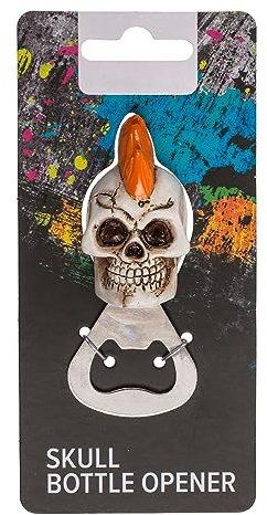 Flaschenöffner Metallflaschenöffner Totenkopf Öffner Flaschen Metall Barzubehör Bottle Opener Bieröffner Geschenkidee