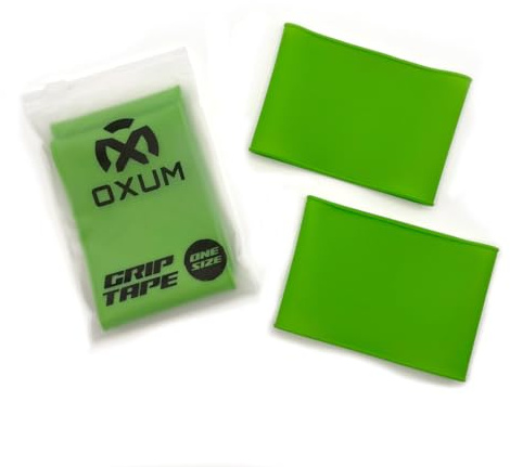 Oxum Fascia in silicone per parastinchi da calcio - Grip Tapes per adulti e bambini - Supporto sicuro e confortevole per parastinchi (Verde)