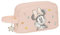 Safta Minnie Mouse Baby - Porta Desayunos Térmico, Termo, Portatodo, Calidad y Máxima Resistencia, Porta Comida, Recreo, 21.5x6.5x12 cm, Color Rosa Claro
