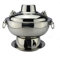 Chinesischer Kupfer-Hot Pot, Kupfertopf mit Holzkohle, verdickter Kupfer-Hot Pot für den Haushalt, altes Peking-Shabu-Shabu für (36 cm)