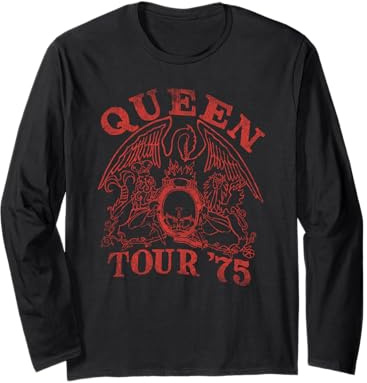 Tour ufficiale dei Queen 75 Maglia a Manica Maglia a Manica