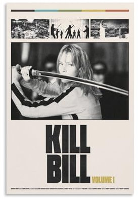 TRISO Kill Bill Volume 1 Movie Poster Wandkunst Bilddruck Moderne Familienzimmer Dekor 08x12inch(20x30cm)