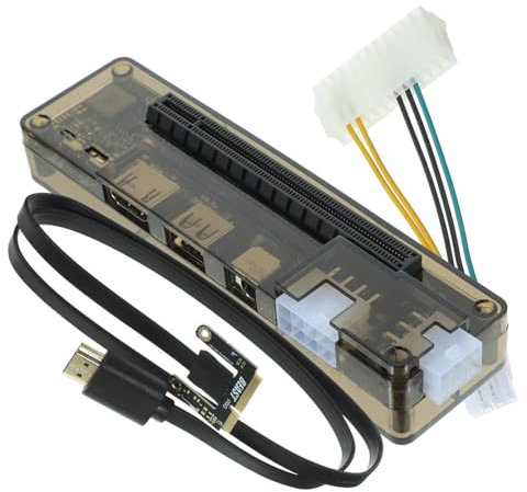 SWOOMEY Estación De Acoplamiento Externa para Tarjeta Gráfica Portátil Adaptador De Tarjeta Gráfica para Laptop Compatible Múltiples Sistemas Operativos Fabricada Materiales Duraderos