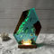 Drawelry 3D Ozean Nachtlicht Harz Ornamente mit Holz Sockel Fernbedienung Marine Tauchen Statue Dekoration Mehrfarbige Variable LED Tisch Lampe für Wohnzimmer Schlafzimmer Kinderzimmer Dekor (B7, L)