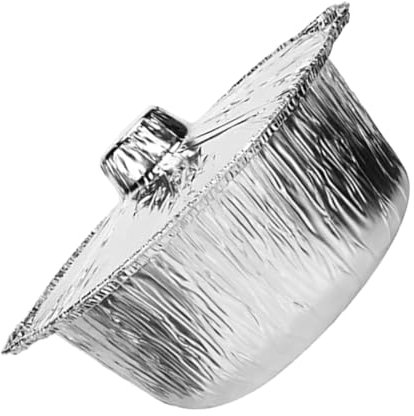 TOPPERFUN Outdoor Kochtopf Aluminiumfolientopf Mit Deckel 1000 Ml Tragbarer Camping Topf Für Offenes Feuer Und Grillen Robustes Material Mit Praktischem Griff