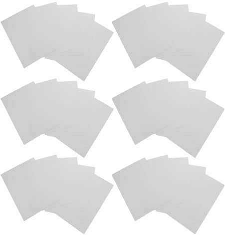 BESTonZON Feuilles de Conservation Adhésives pour Puzzle Blanc, Papier Facile à Décoller, 10 Feuilles pour Amateurs de Puzzles, pour Affichage et Rangement Pratique