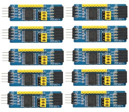 DEWOTHV PCF8574T IO Erweiterungsplatine I/O Expander I2C-Bus Entwicklungs-Modul PCF8574 Modul für Arduino (Pack of 10)