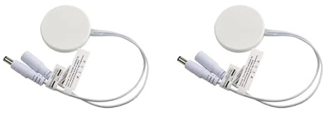 Qomcsrl 2X Interruptor de Atenuación con Sensor Táctil LED de Panel de Madera, Interruptor Oculto, Interruptor Táctil para Tira de LED, Color
