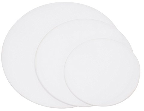 Fensterbild, weiß, Pongé 08, 20 cm Rund [Spielzeug]