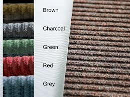 eXtreme® ENTRANCE MAT - RIBBED HEAVY DUTY DOORWAY MAT - BARRIER MAT 2m Wide (GREY, 1m x 2m)