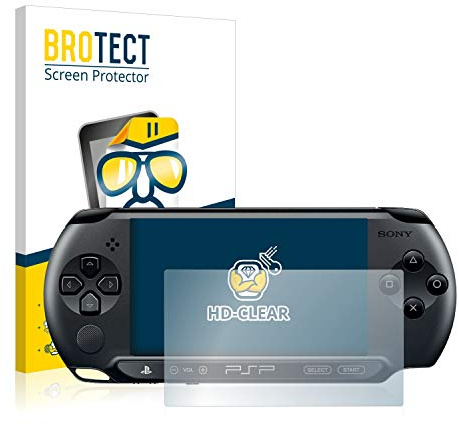 BROTECT (2 Stück Schutzfolie für Sony PSP 2000 Displayschutz Folie Made in Germany, Ultra-Klar