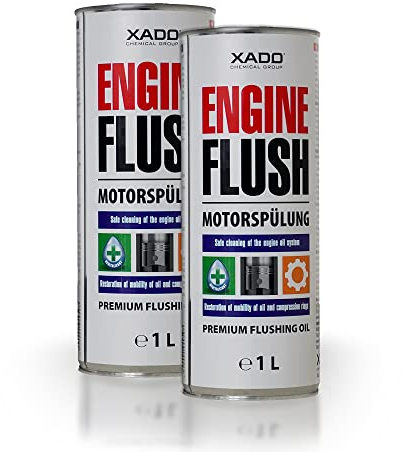XADO Set : 2 St. Spülöl Mineralöl für Motor und Getriebe mit Additiv und Revitalizant® Motor-Spülung-Reinigung