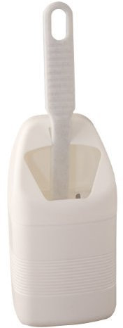 Kampa Basil Mini Toilet Brush - Compact, Portable Cleaning Tool, Bathroom Accessories, Silicone Toilet Brush and Holder Set