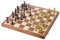 Square - Schach Schachspiel - ROM Gold Edition - 53 x 53 cm - Schachbrett - Mahagony/Bergahorn