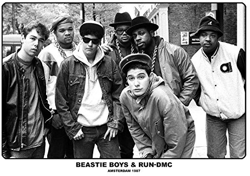 BEASTIE BOYS & RUN-DMC Poster Amsterdam 1987