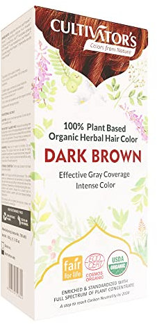 CASTAÑO DORADO OSCURO tinte organico 100gr ECOCERT