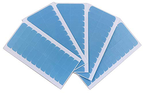 ShowJarlly 1 rollo de cinta adhesiva de doble cara de encaje frontal para peluca, color azul