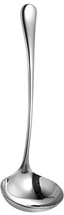 Robert Welch Radford Bright Soup Ladle. Made from Stainless Steel. Dishwasher Safe.