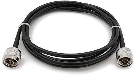 1 cavo di prolunga per antenna router, adattatore N maschio a N maschio cavo coassiale LMR200, utilizzato per ripetitore di segnale antenna router.1 ~ 30 M (30 metri)