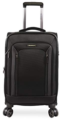 Brookstone Luggage Elswood Spinner Koffer, schwarz (Schwarz) - BR-EV-1221-BK