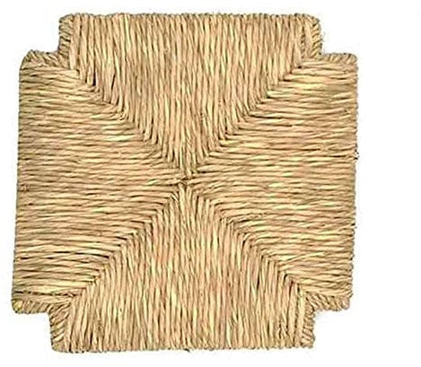 okaffarefatto zimbardi costanza Pièce de rechange en paille pour chaises et tabourets 33 cm 33 cm avec coins