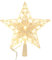 FRCOLOR Light up Christmas Tree Toppers LED Tree Top Star Lighted Christmas Tree Star Glowing Star Tree Topper Xmas Tree Ornament Party Supplies without Battery