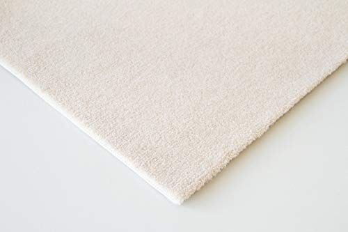 Steffensmeier Velours Teppichboden Venezia Meterware | Auslegware für Kinderzimmer Wohnzimmer Schlafzimmer | Beige, Größe: 300x300 cm