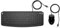 HP Pavilion 200 - Kit Clavier + souris filaire - Noir - 12 raccourcis - 3 LED - souris brillante - 16000 Dpi