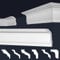 MARBET DESIGN Stuckleisten XPS Styropor weiß - Deckenleisten Stuck Decken Styroporleisten E-Leisten - (78 Meter / 1 Packung E-33)