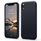 Flyzoo Flüssige Silikon Case Kompatibel mit iPhone XR Hülle (6,1), Kratzfest & Anti-fingerabdruck Handyhülle mit Rundumschutz: 4-Schicht Schutzhülle, Erhöhter Rand für Bildschirm & Kamera, Schwarz